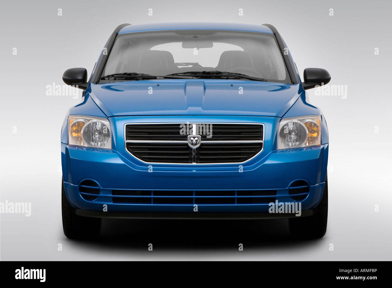 2008 Dodge Caliber SXT in Blue - Low/Wide Front Stock Photo - Alamy