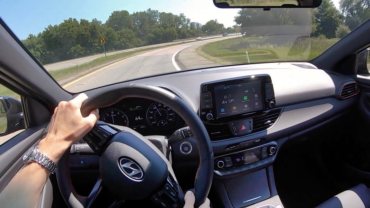 2019 Hyundai Elantra GT N Line (6-Speed Manual) - POV Test Drive - YouTube