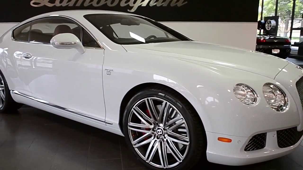 2013 Bentley Continental GT Speed Ice White LC251 - YouTube