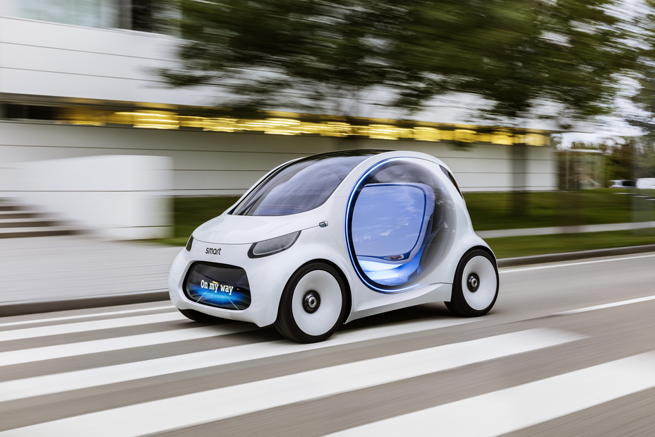 Autonomous concept car smart vision EQ fortwo