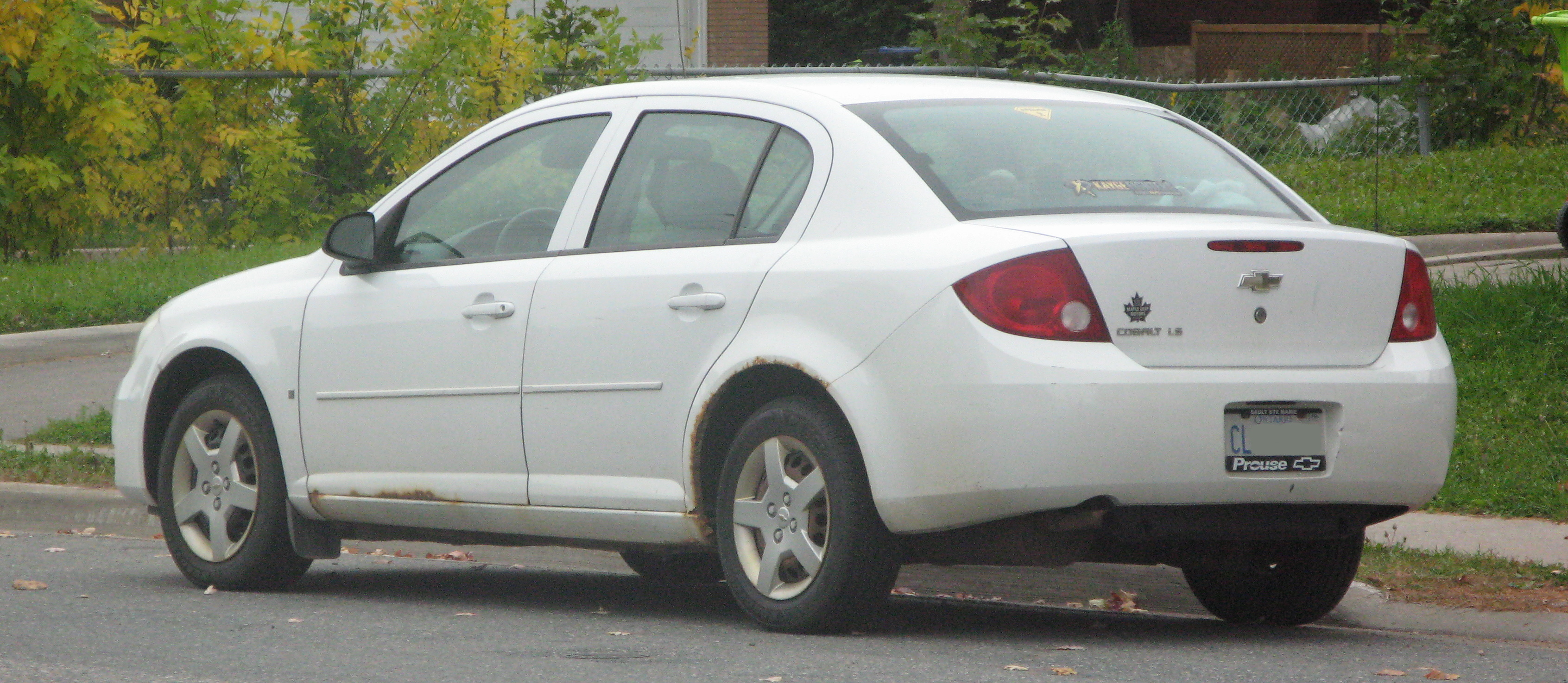 File:2006 Chevrolet Cobalt LS, Rear Left, 09-24-2020.jpg - Wikimedia Commons