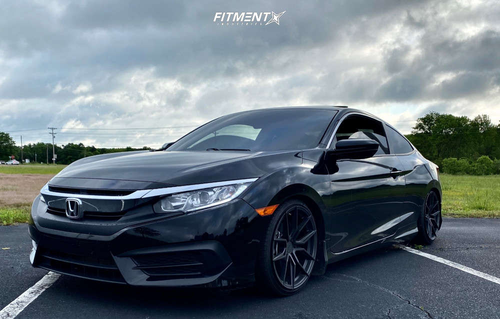 2018 Honda Civic LX-P with 18x8.5 XXR 559 and Nankang 215x35 on Coilovers |  1061326 | Fitment Industries
