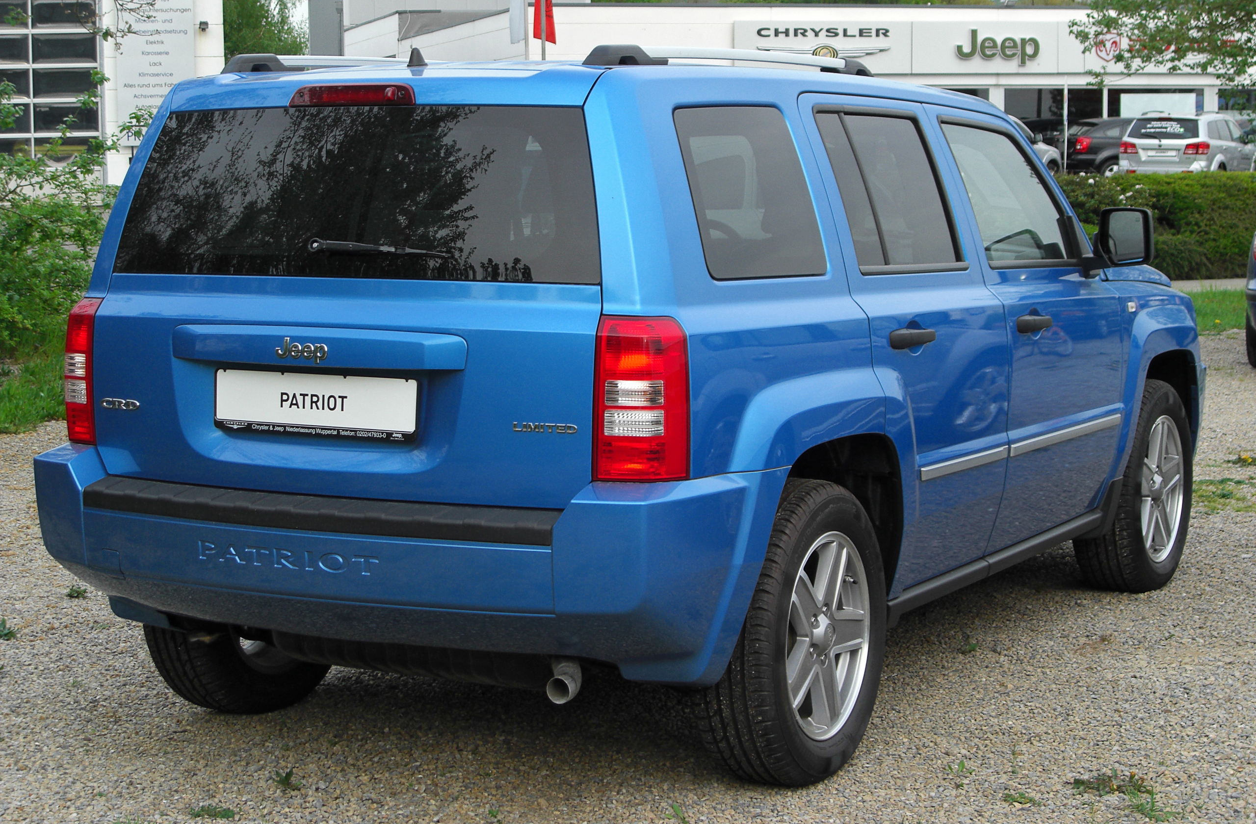 File:Jeep Patriot Limited 2.0 CRD rear 20100429.jpg - Wikimedia Commons