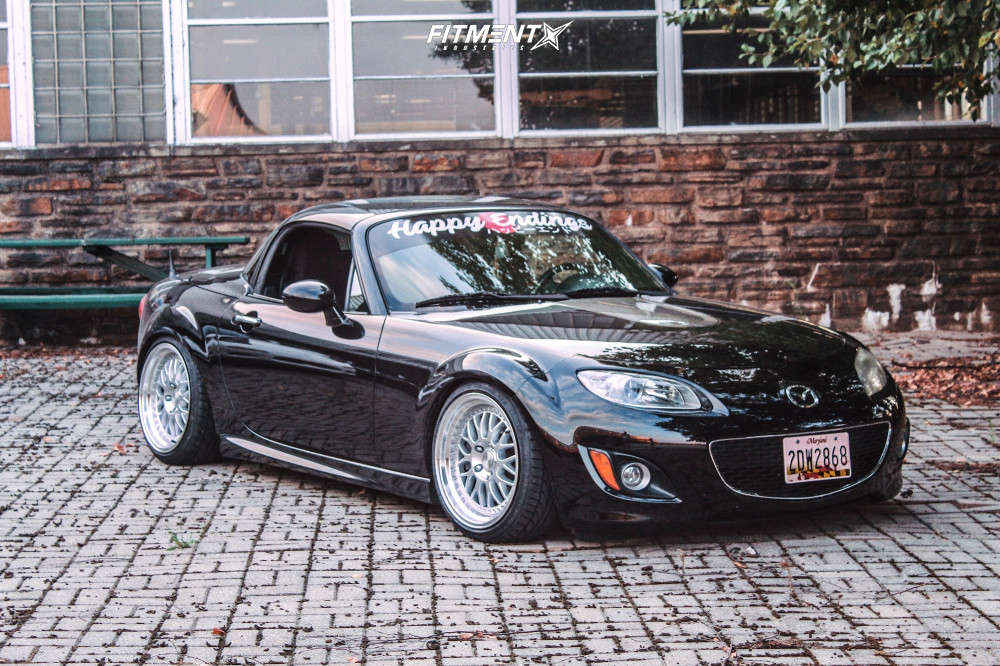 2011 Mazda MX-5 Miata Touring with 17x8.5 ESR Sr01 and Achilles 205x40 on  Coilovers | 770173 | Fitment Industries