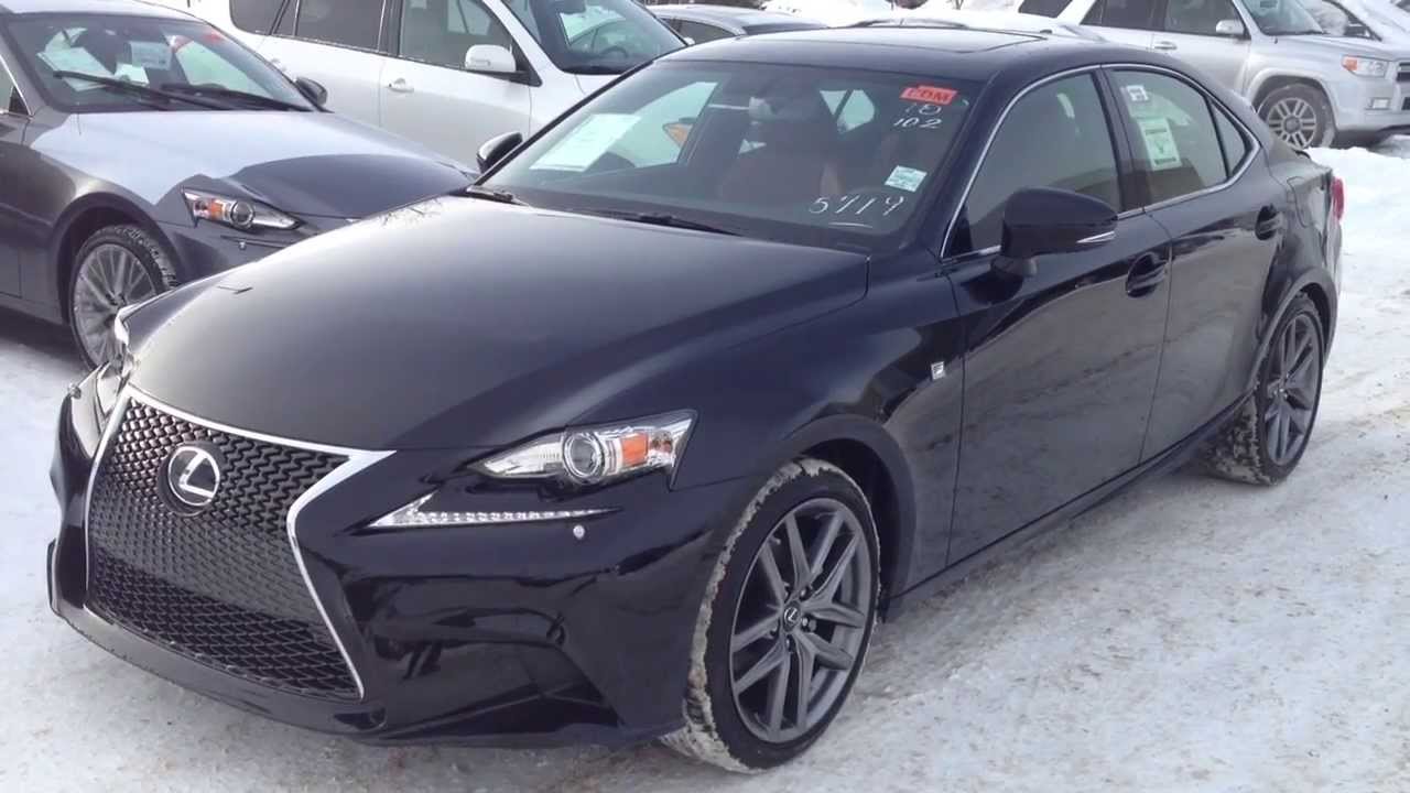 2014 Lexus IS 250 AWD Premium F SPORT Package Review with Red Interior -  YouTube