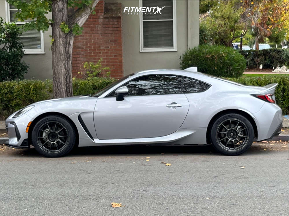 2023 Subaru BRZ Limited with 17x8.5 WedsSport Tc105x and Michelin 245x40 on  Stock Suspension | 2457240 | Fitment Industries