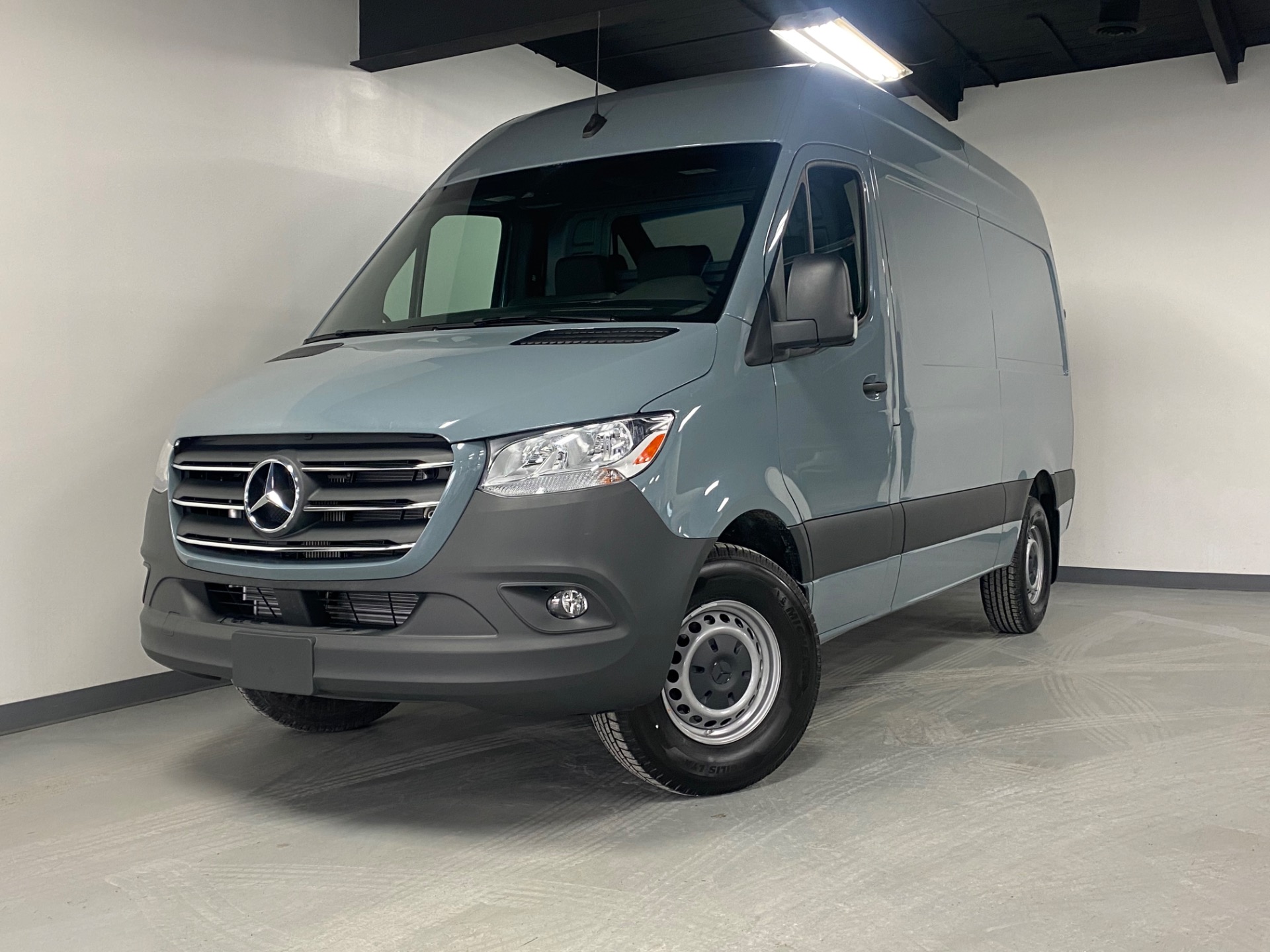 Used 2021 Blue Grey Mercedes-Benz Sprinter Cargo Van 144 WB High Roof 2500  For Sale (Sold) | Prime Motorz Stock #3657