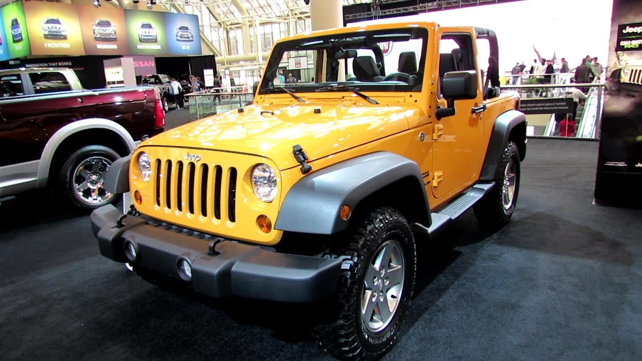 2012 Jeep Wrangler Sport Exterior and Interior at 2012 Toronto Auto Show -  YouTube