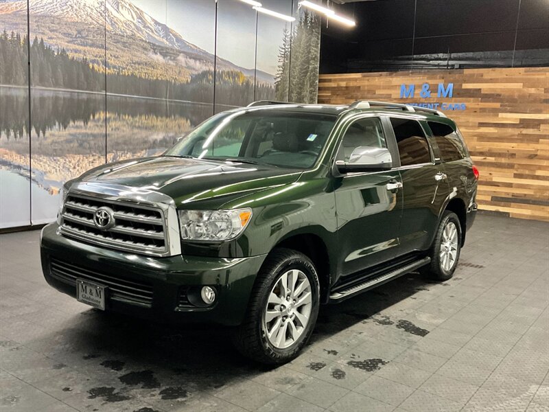 2010 Toyota Sequoia Limited 4X4 / 5.7L V8 / 1-OWNER / 94,000 MILES Leather  Heated Seats / Navigation & Backup Camera / 3RD ROW SEAT / SHARP SHARP !!