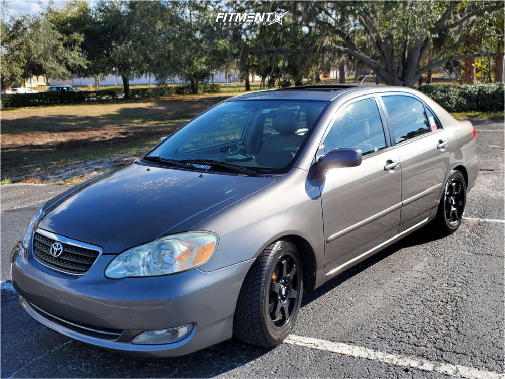 2006 Toyota Corolla LE with 16x7 Focal X and Riken 205x55 on Coilovers |  1478774 | Fitment Industries