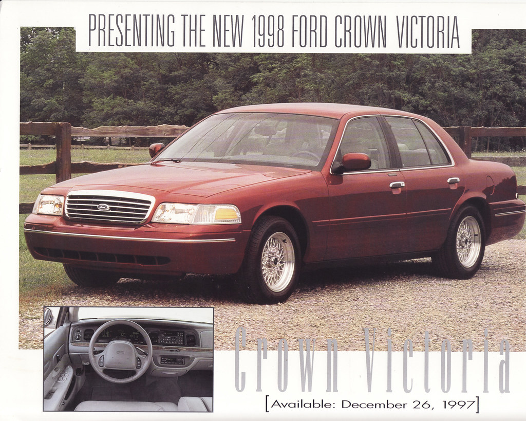 1998 Ford Crown Victoria Brochure - Canada | Covers the 1998… | Flickr