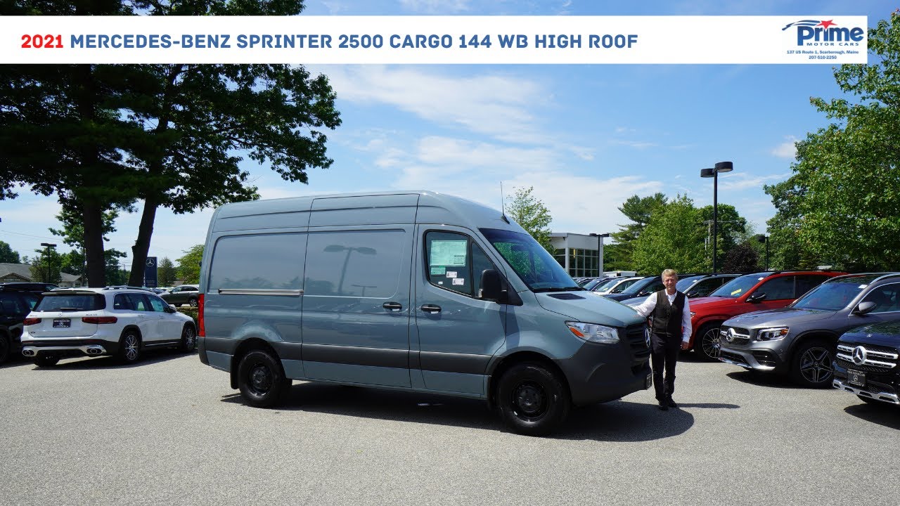 2021 Mercedes-Benz Sprinter 2500 Cargo 144 WB High Roof | Video Tour with  Roger - YouTube