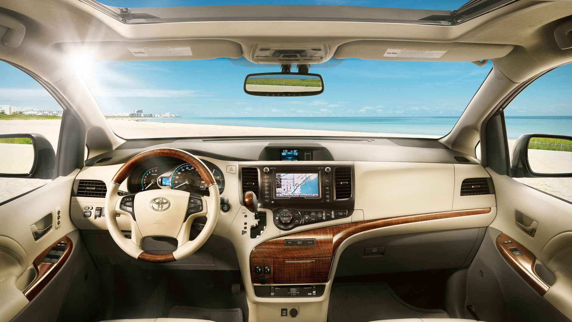 Elegant interior design. | Toyota sienna interior, Toyota sienna, Toyota