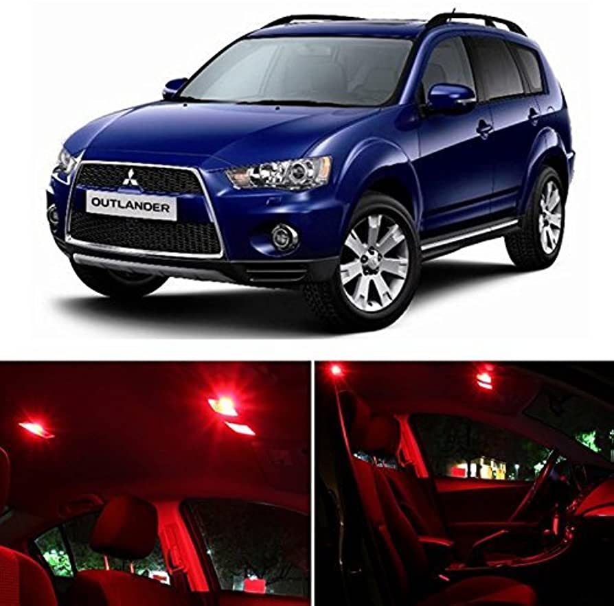Amazon.com: LEDpartsNow Interior LED Lights Replacement for 2005-2012 Mitsubishi  Outlander Accessories Package Kit (4 Bulbs), RED : Automotive