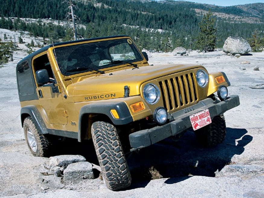 2003 Jeep Wrangler Rubicon Trail Test