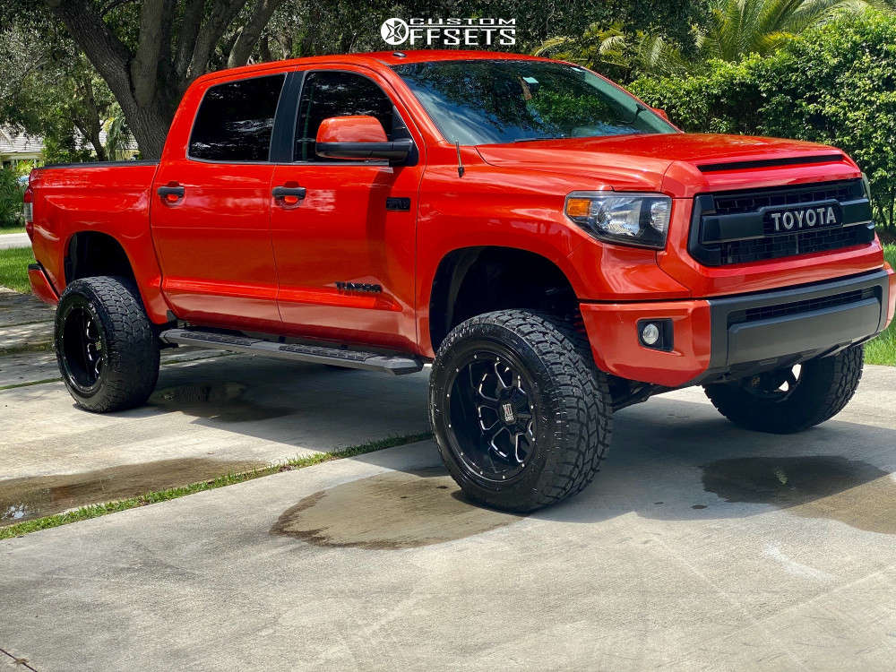 2015 Toyota Tundra with 20x12 -44 XD Xd825 and 35/12.5R20 Toyo Tires Open  Country A/T III and Suspension Lift 6" | Custom Offsets