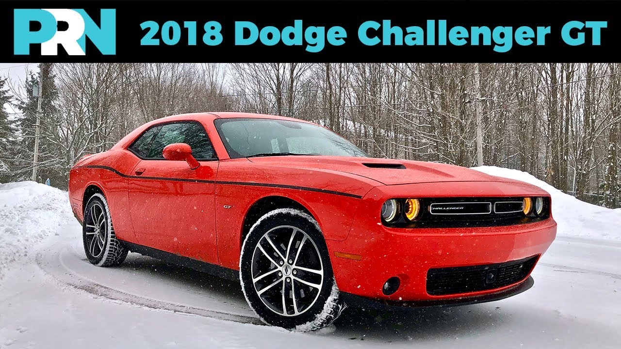 AWD American Muscle | 2018 Dodge Challenger GT Full Tour & Review - YouTube