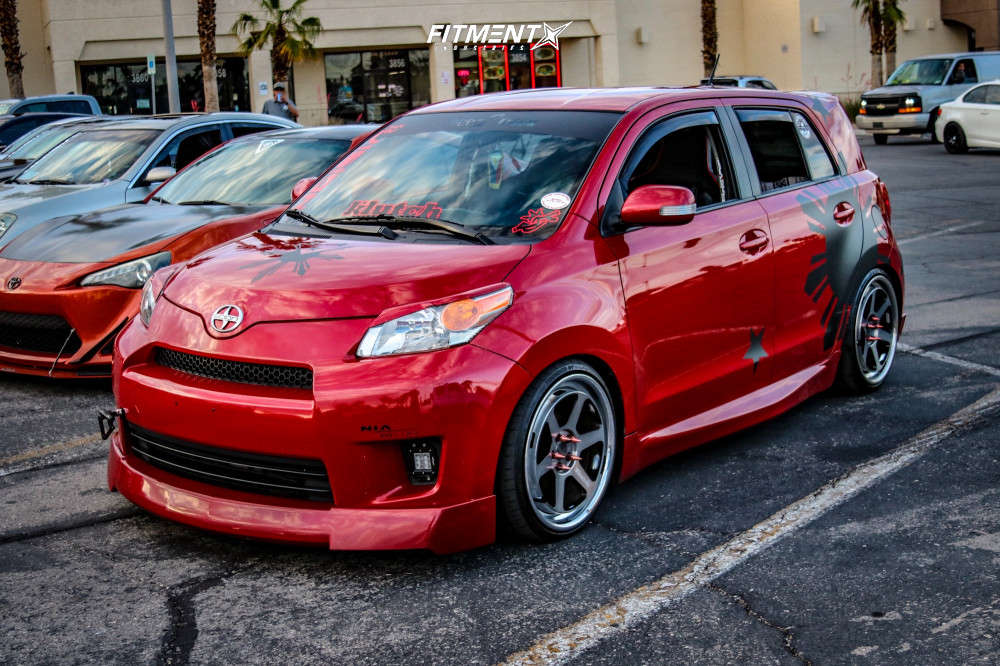 2012 Scion XD Base with 18x9.5 Klutch Slc2 and Delinte 215x35 on Coilovers  | 696190 | Fitment Industries