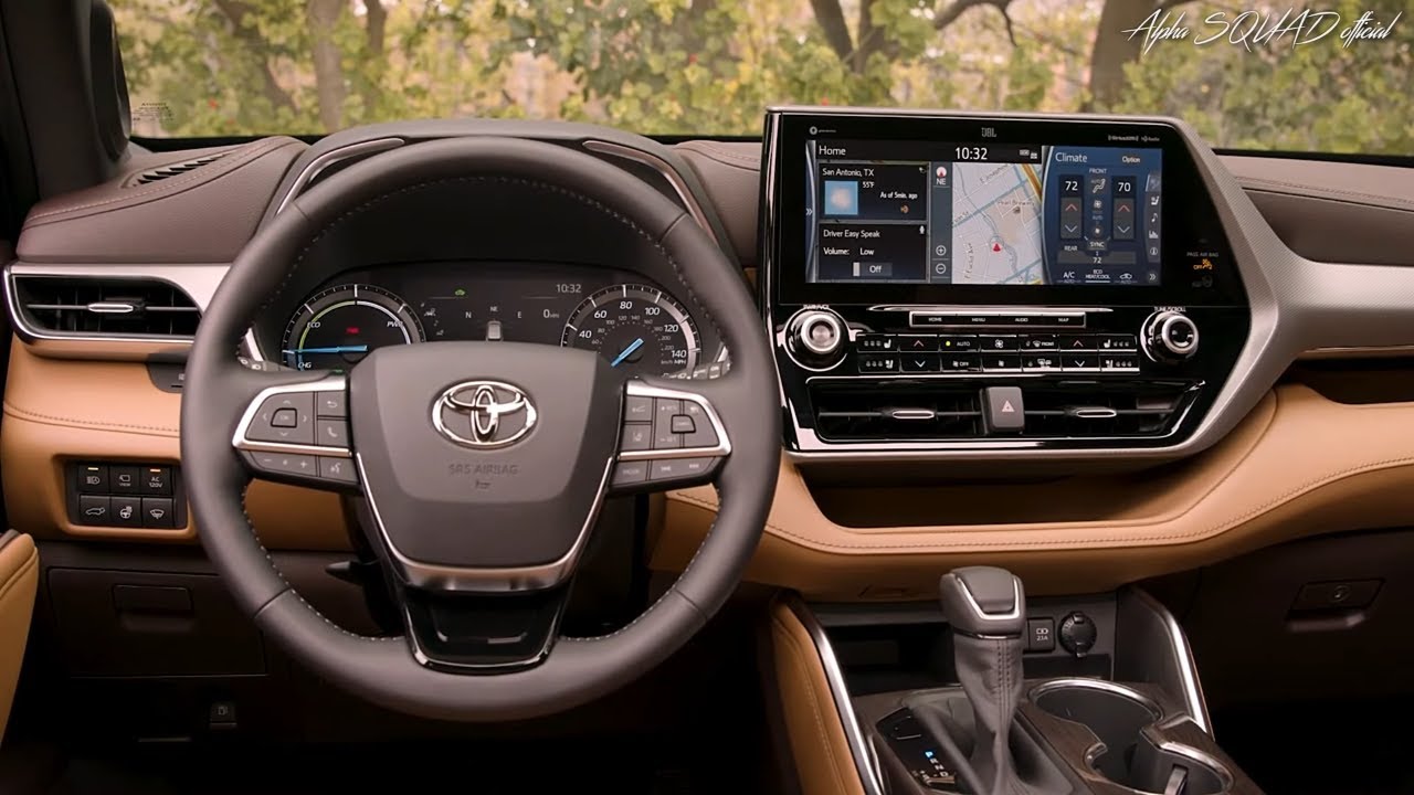 Toyota HIGHLANDER interior - YouTube