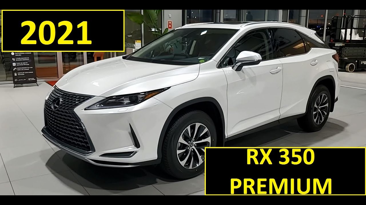 2021 Lexus RX 350 Premium Package Eminent White Pearl with Glazed Caramel  Review of Feature and Look - YouTube