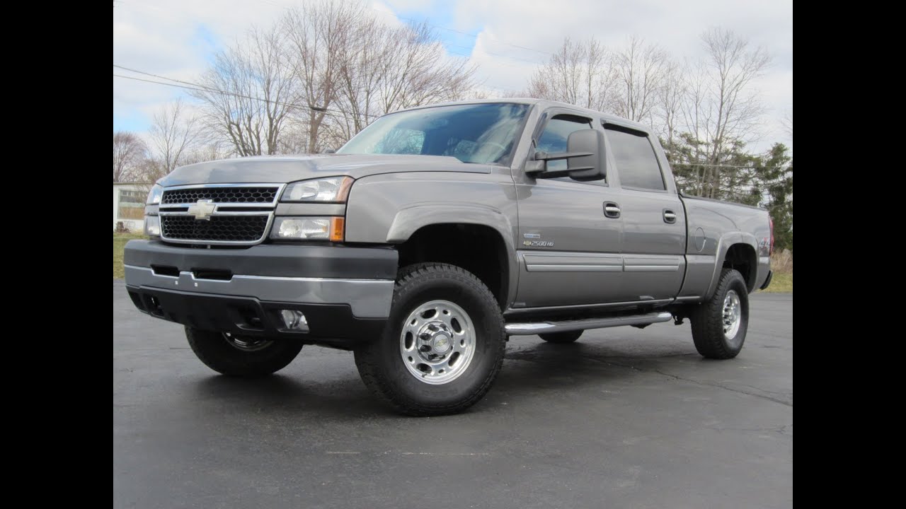 2006 Chevy 2500HD LT 4x4. DURAMAX DIESEL, VERY CLEAN, 81K MILES, SOUTHERN  TRUCK!!! SOLD!!! - YouTube