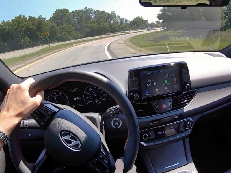 2019 Hyundai Elantra GT N Line (6-Speed Manual) - POV Test Drive - YouTube