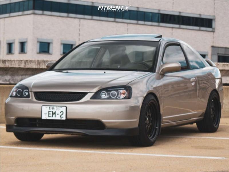2003 Honda Civic EX with 17x8.5 JNC JNC005 and Cooper 215x45 on Coilovers |  1169212 | Fitment Industries