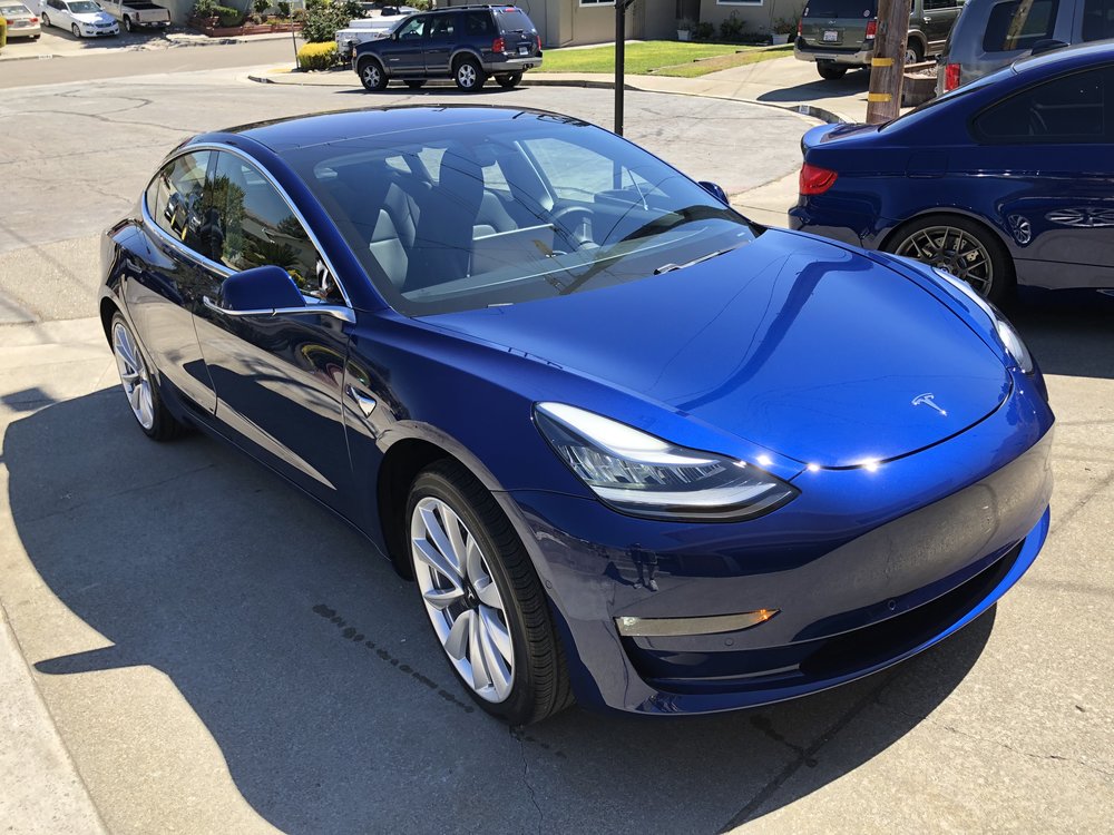 2018 Tesla Model 3 (Blue) — DETAILERSHIP™