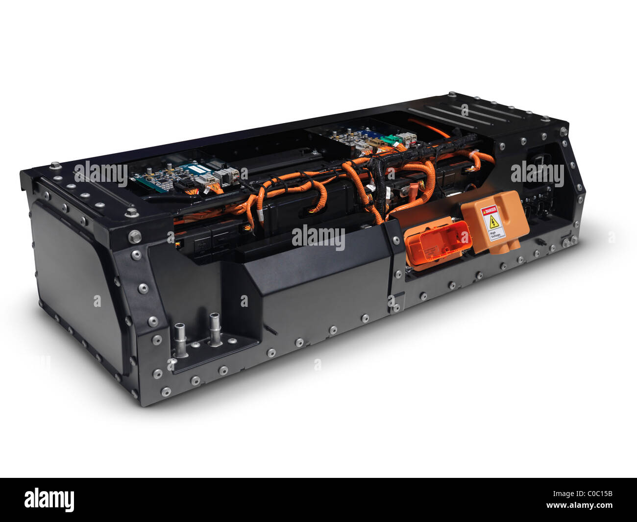 2012 Ford Focus Electric car Lithium Ion battery pack. Isolated on white  background with clipping path Stock Photo - Alamy