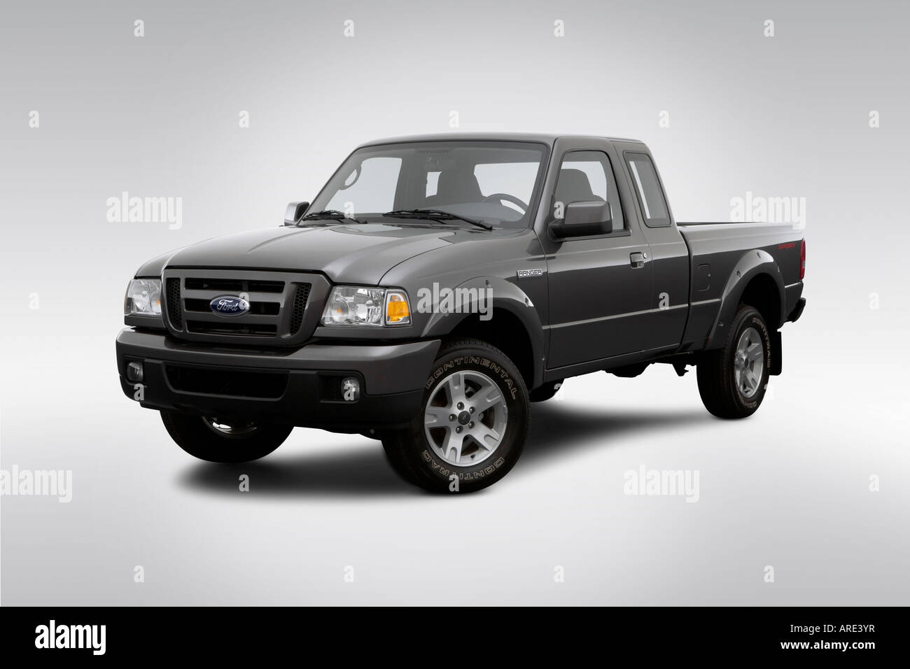 2006 Ford Ranger Sport in Gray - Front angle view Stock Photo - Alamy