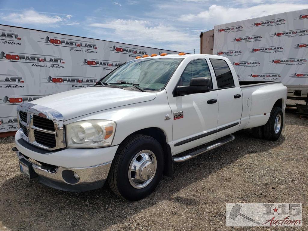 2007 Dodge Ram 3500 Cummins Turbo Diesel Dually, LOW MILES! CURRENT SMOG |  Cars & Vehicles Cars | Online Auctions | Proxibid