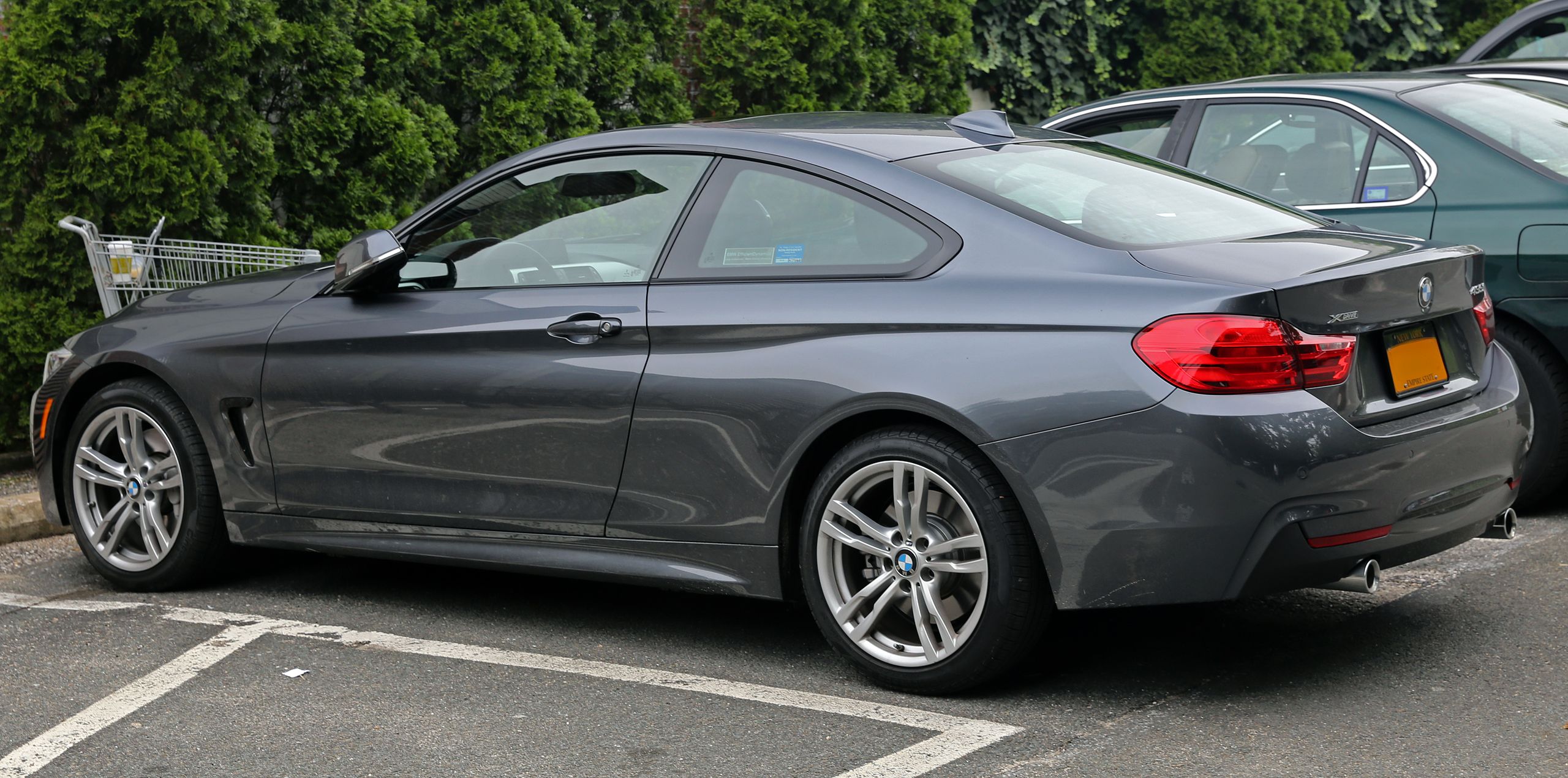File:2014 BMW 435i Coupé xDrive (rear left).jpg - Wikimedia Commons