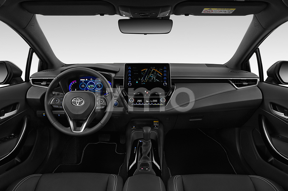 2022 Toyota Corolla-Hybrid Premium 5 Door Hatchback Dashboard Stockphoto |  izmostock