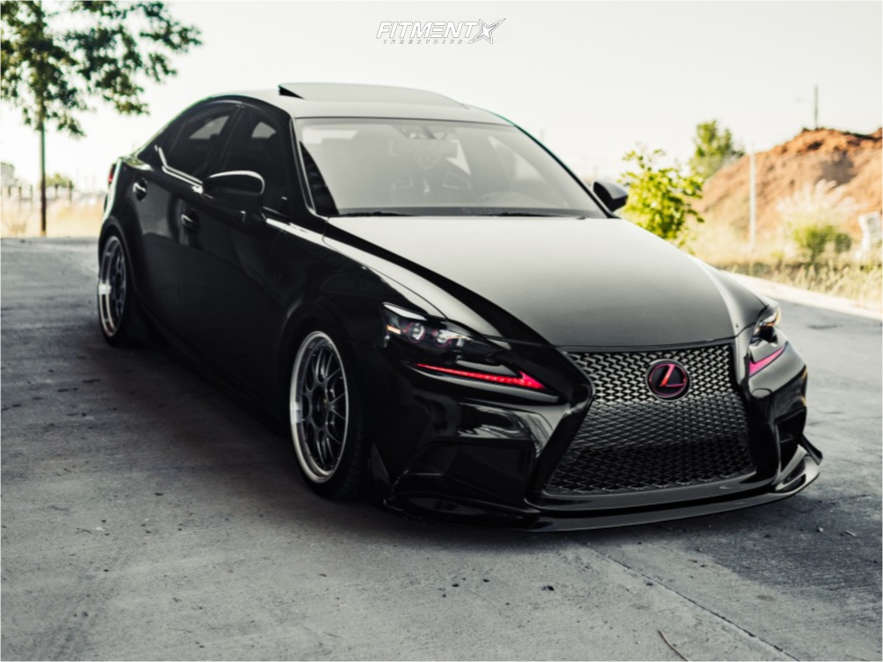 2015 Lexus IS250 F Sport with 19x8.5 BBS Lmr and Achilles 235x35 on  Lowering Springs | 780385 | Fitment Industries
