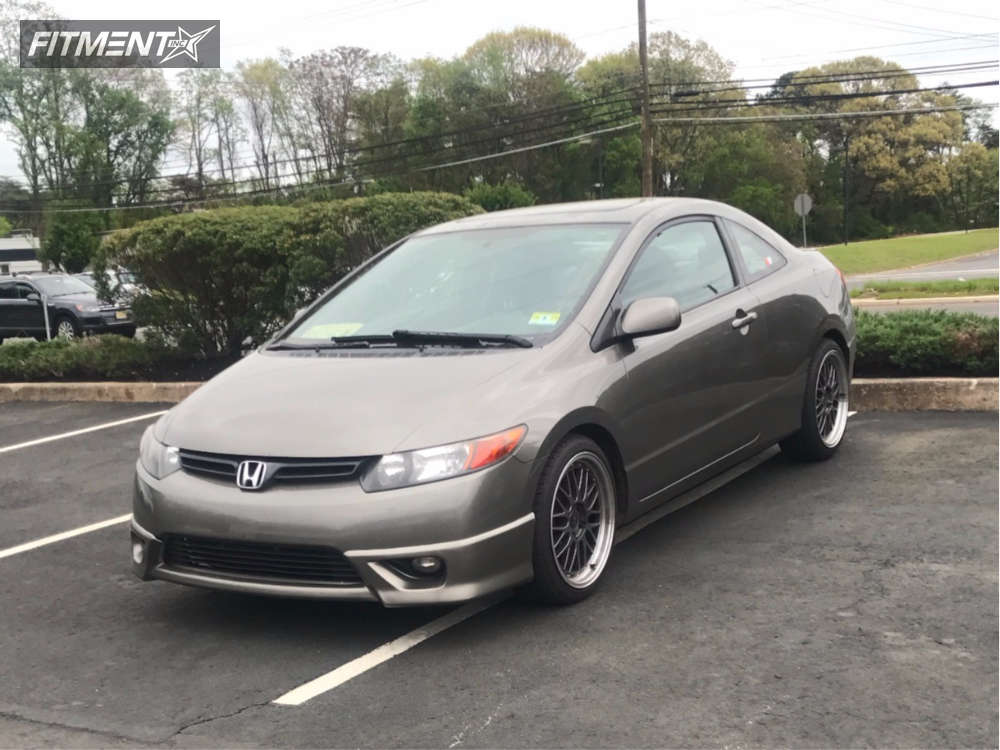 2007 Honda Civic LX with 18x8 JNC JNC005 and Nankang 215x40 on Stock  Suspension | 242268 | Fitment Industries
