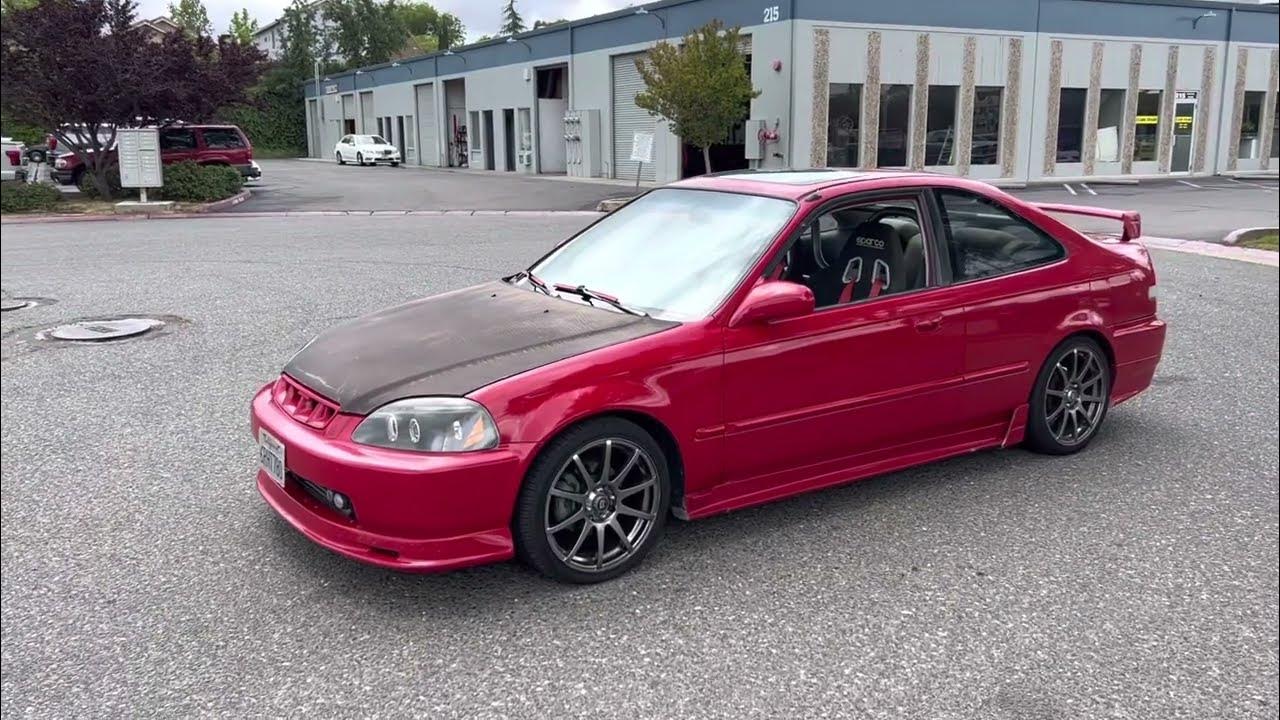 For Sale: Turbo 1997 Honda Civic EX Coupe THROWBACK TO THE EARLY 00's! -  YouTube