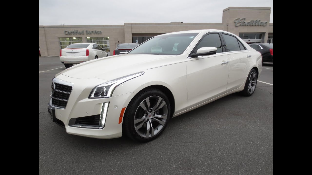 2014 Cadillac CTS V-Sport Start Up, Test Drive, Exhaust, and In Depth  Review - YouTube