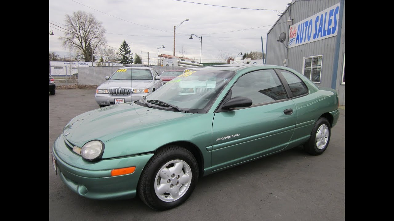 1998 PLYMOUTH NEON COUPE SOLD!! - YouTube