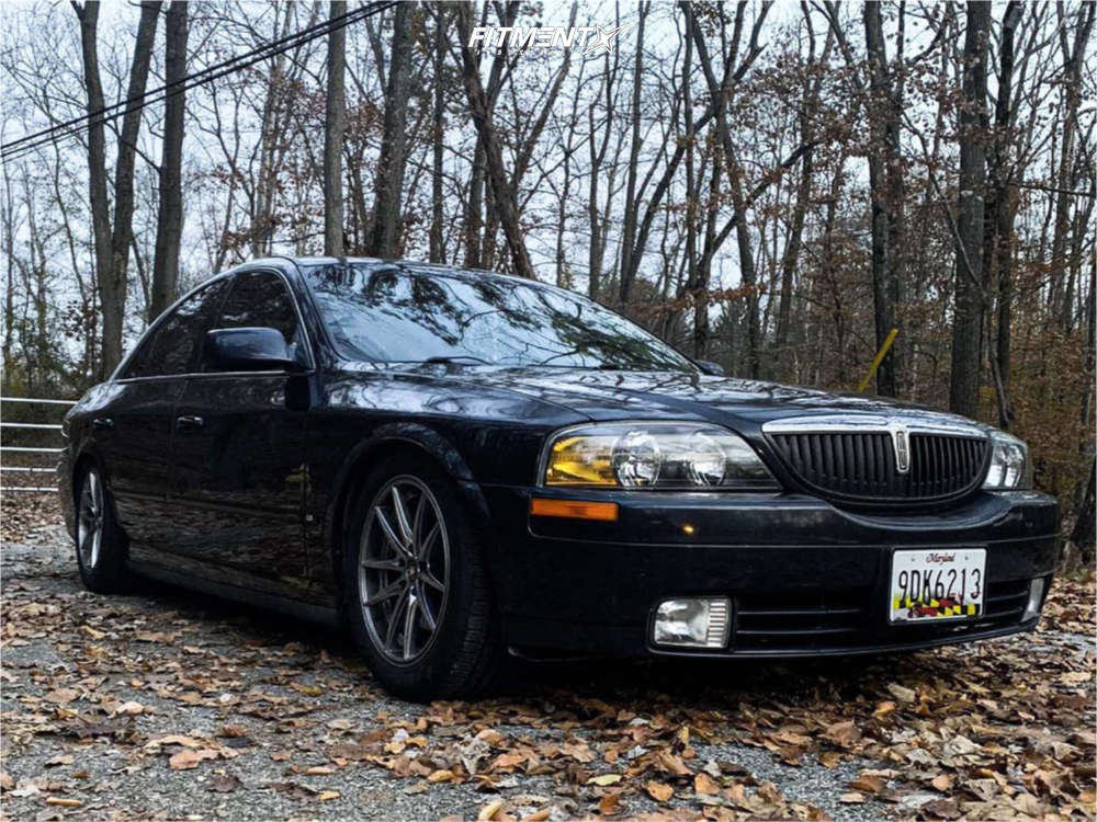 2000 Lincoln LS Base with 17x8 Konig Oversteer and Goodyear 235x50 on  Coilovers | 845270 | Fitment Industries