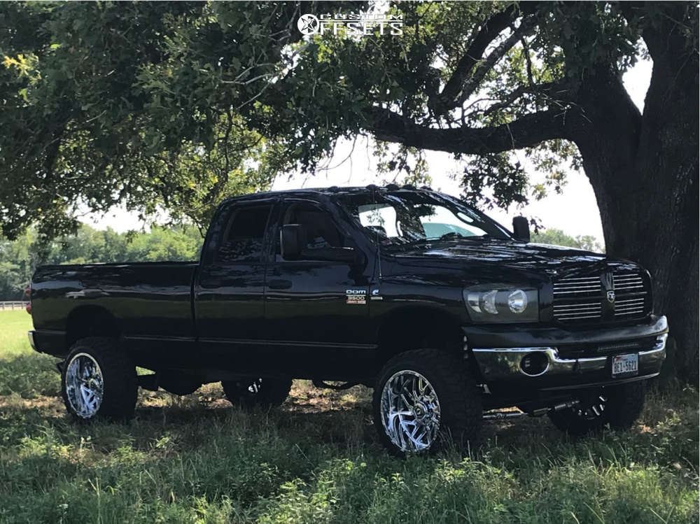 2008 Dodge Ram 3500 with 22x12 -44 TIS 544C and 35/12.5R22 Fury Offroad  Country Hunter MTII and Suspension Lift 5.5" | Custom Offsets