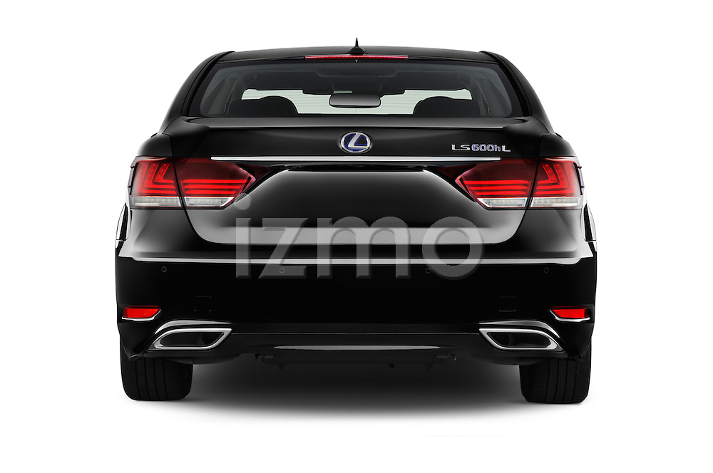 2016 Lexus LS 600h L 4 Door Sedan Rear View Stock Images | izmostock