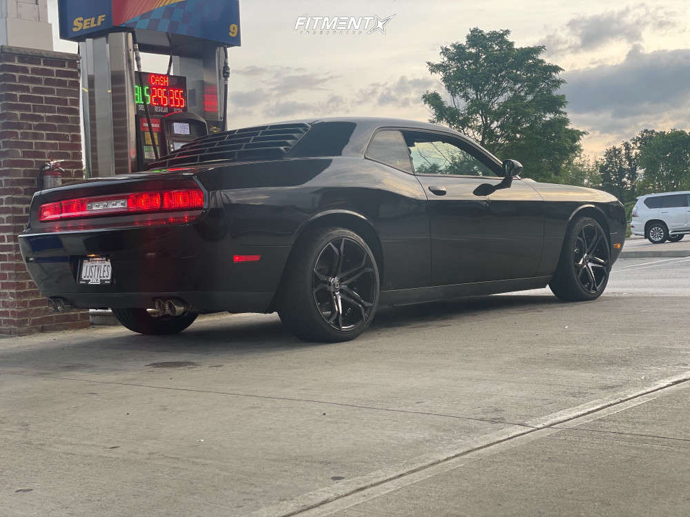 2013 Dodge Challenger SXT with 20x10 Marquee Luxury M3284 and Nitto 255x35  on Stock Suspension | 1791507 | Fitment Industries