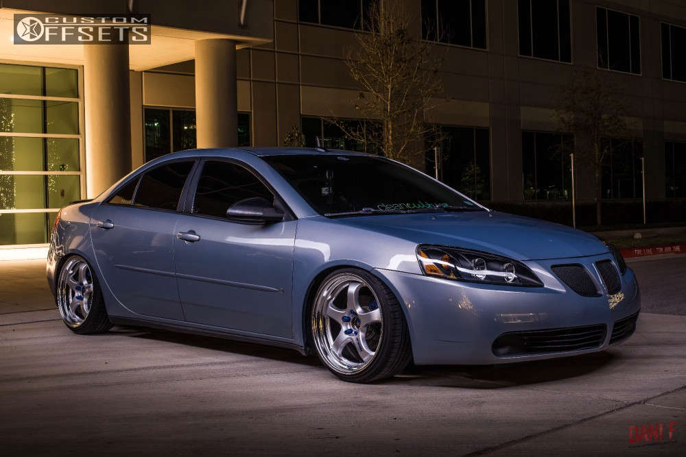 2008 Pontiac G6 with 19x9 35 Work Meister S1R and 215/35R19 Nankang Ns2 and  Air Suspension | Custom Offsets