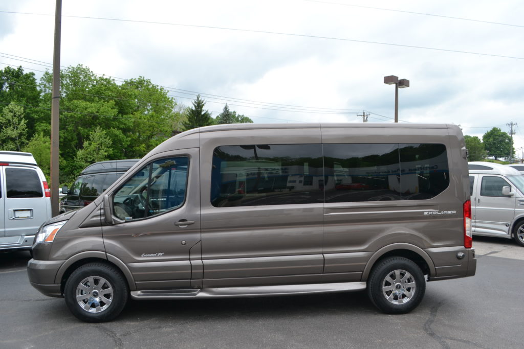 2018 Ford Transit 250 MR 9 Passenger - Explorer Limited SE - Mike Castrucci  Conversion Van Land