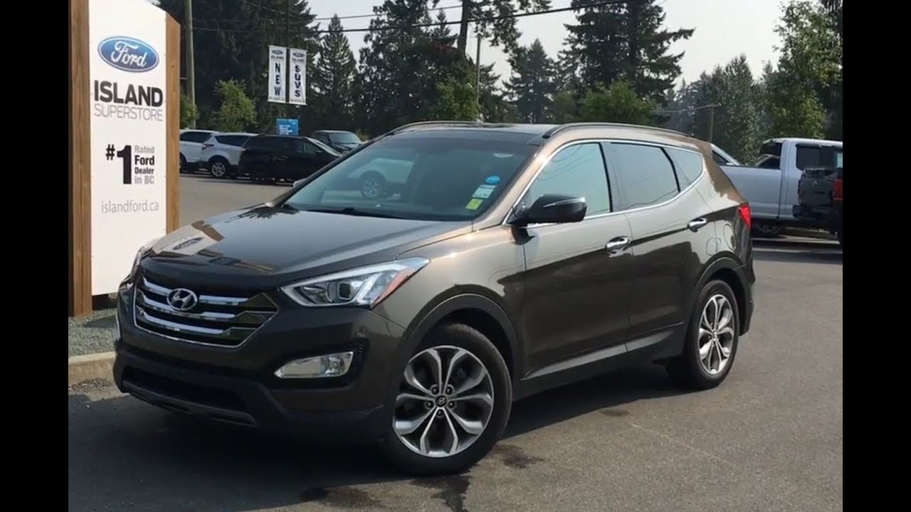 2014 Hyundai Santa Fe Sport W/ Leather, Moonroof, AWD Review|Island Ford -  YouTube
