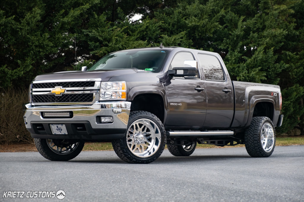 Lifted 2011 Chevy Silverado 2500 with American Force Trax and Zone  Suspension Lift Kit | Krietz Auto