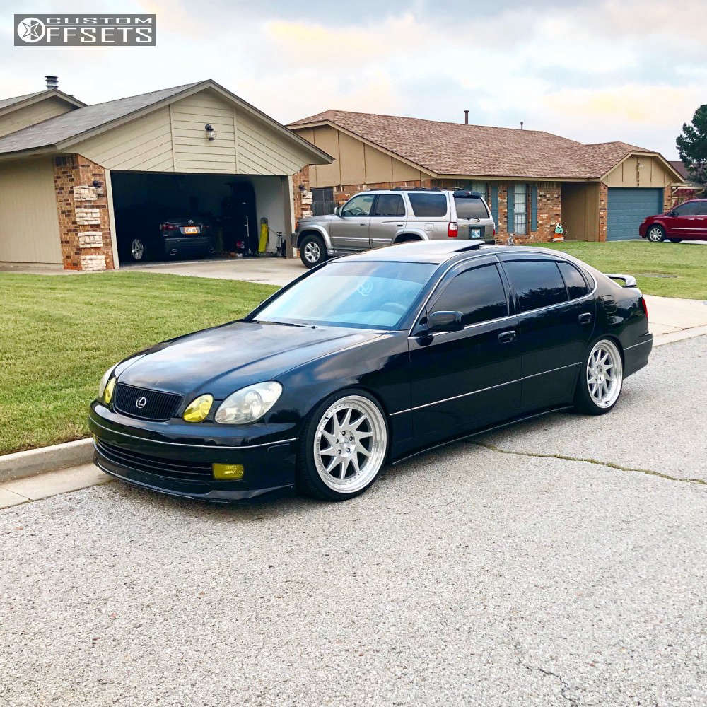 2000 Lexus GS400 with 20x9.5 35 Zedd Slt and 225/35R20 Nankang NS-20 and  Coilovers | Custom Offsets