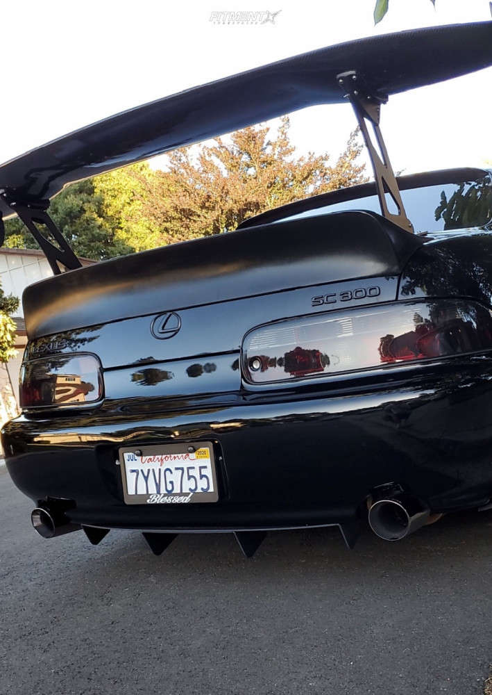 1999 Lexus SC300 Base with 17x8 AVID1 AV32 and Vogue 235x45 on Coilovers |  1407693 | Fitment Industries