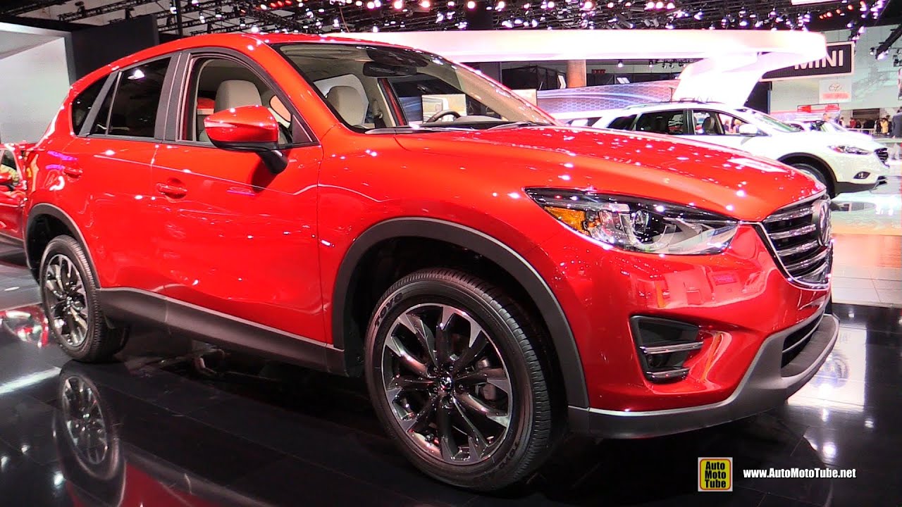 2016 Mazda CX-5 Grand Touring AWD - Exterior and Interior Walkaround -  Debut at 2014 LA Auto Show - YouTube