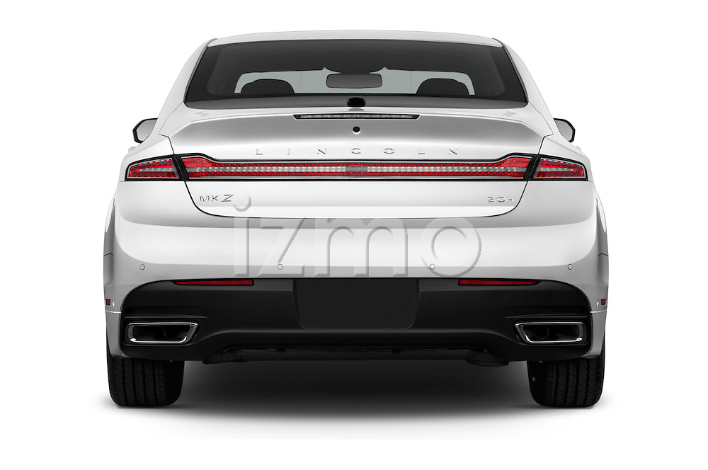 2016 Lincoln MKZ Hybrid 4 Door Sedan Rear View Stock Images | izmostock